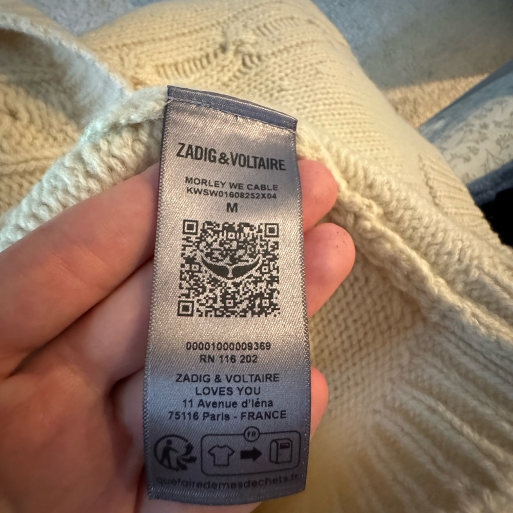 Zadig & Voltaire Beige Knit Sweater - Picture 11 of 12